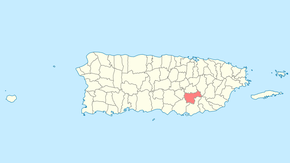 Муніципалітет Каєй на карті Пуерто-Рико