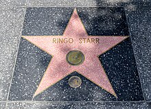 Звезда Ринго Старра на Голливудской «Аллее славы»