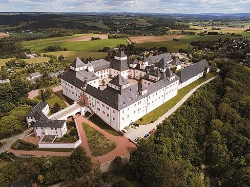 Luftaufnahme Schloss Augustusburg
