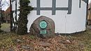 Luther monument on the village green