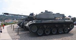 Ex-Lebanese Army M41A3 light tank in Yad La-Shiryon Museum, Latrun, Israel, 2005. M41A3-Walker-Bulldog-latrun-2.jpg