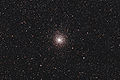 Cụm sao cầu M62 trong kính thiên văn nghiệp dư.