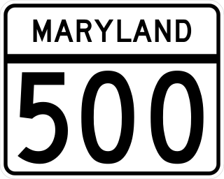 <span class="mw-page-title-main">Maryland Route 500</span> Highway in Maryland