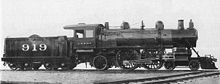 Vauclain four-cylinder compound locomotive Milwaukee Road class A2 No. 919. MILW No. 919.jpg