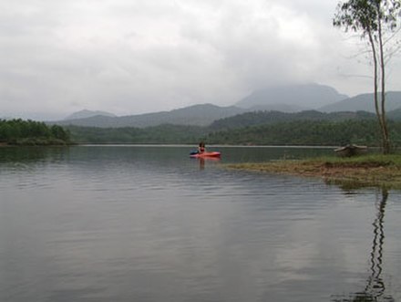 Kayaking on My Son lake