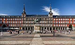 <span class="mw-page-title-main">Plaza Mayor, Madrid</span> Square in Madrid, Spain