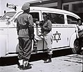 A Magen David Adom ambulance in June 1948, Israel