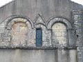 CHARENTE, façade occidentale de l'église de Mainzac