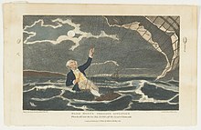 Major Mony's Perilous Situation When he fell into the Sea July, 23, 1785, off the Coast of Yarmouth