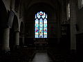 English: Inside St.Nicholas church, in Mamers, Sarthe, France. Français : L'intérieur de l'église Saint-Nicolas, à Mamers, Sarthe, France.