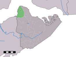 Kaart van Ossenisse