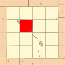 Map highlighting Beemer Township, Cuming County, Nebraska.svg