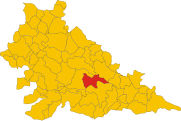 Localització de Bagnolo San Vito a la província de Màntua