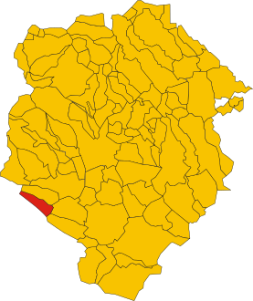 Map of comune of Torrazzo (province of Biella, region Piedmont, Italy).svg