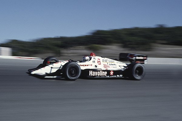 Mario Andretti at Laguna Seca, 1991