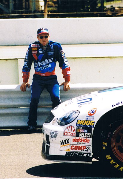 Martin prior to qualifying at Pocono 1998