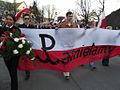 Marsz pamięci z Wawelu pod Krzyż Katyński (8735047421).jpg