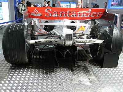 McLaren sponsorizzata da Santander