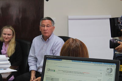 Meeting with the mayor of Herzliya - May 2015 IMG 6862.JPG