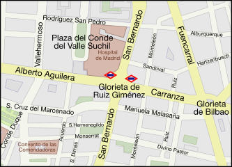 San Bernardo Station Zone Map