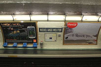 How to get to Michel Ange - Molitor with public transit - About the place