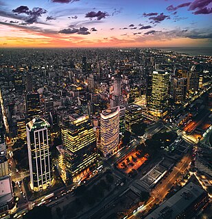 Buenos Aires Central Business District Unofficial Barrio in Buenos Aires, Argentina