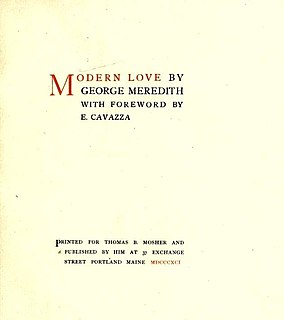 <i>Modern Love</i> (poetry collection)