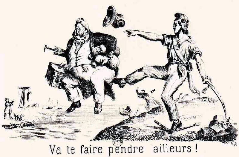 La nouvelle tête médiatique de la gondole à tous les rayons.. 800px-Monogrammist_G.R.,_Paris_1848,_Pack_dich,_Illustration_zu_dem_gleichnamigen_Revolutionslied