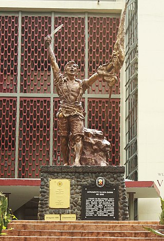 <span class="mw-page-title-main">Monument to the Heroes of 1896</span> Monument in Quezon City dedicated to the Philippine Revolution