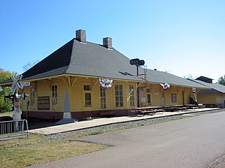 Moose Lake station Historic depot in Moose Lake, Minnesota