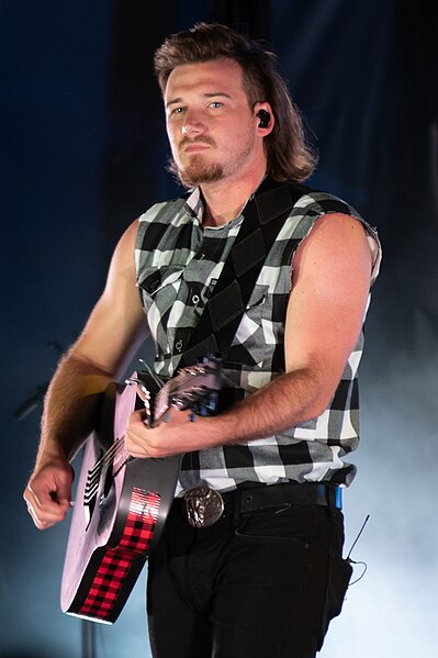 Image: Morgan Wallen performing at Freedom Fest 2019
