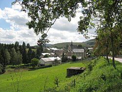 Skyline of Moux-en-Morvan