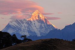 Nanda Devi, the second-highest mountain in India, is located in Uttarakhand