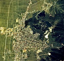 Murayaman kantakaupunki vuoden 1976 ilmakuvassa