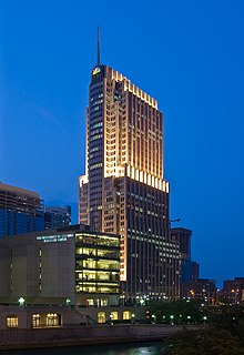 NBC Universal Chicago headquarters (NBC Tower) NBC Tower 070723.jpg