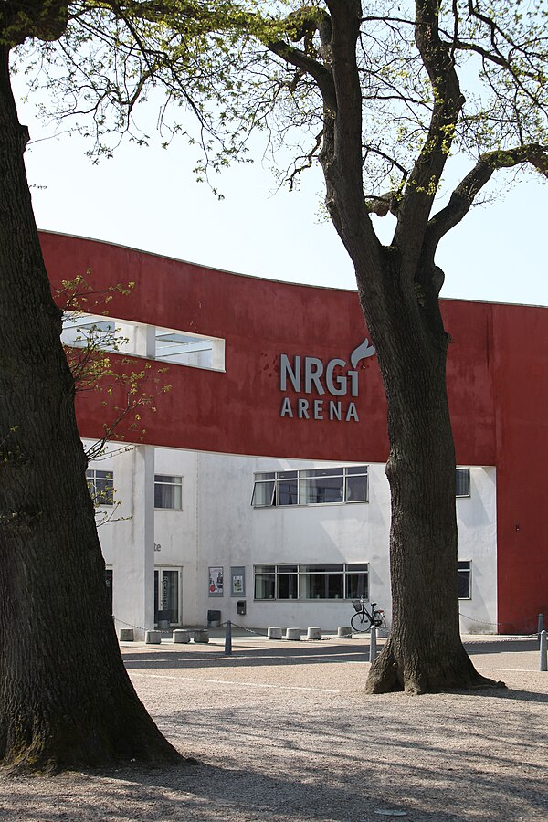 NRGi Arena, where the competition was held.