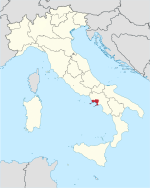 Location within Italy