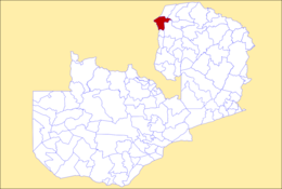 Distretto di Nchelenge – Mappa
