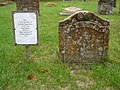 Negro slave gravestone in Oxhill Churchyard (geograph 2736686).jpg