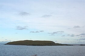 Vue de l'île, le 24 novembre 2009.