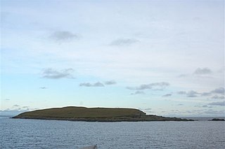 Nista island in Shetland Islands, Scotland, UK