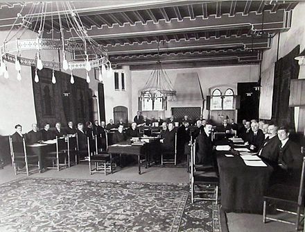 North Atlantic Fisheries Arbitration at the Permanent Court of Arbitration, Prinsegracht 71, The Hague, 1910.