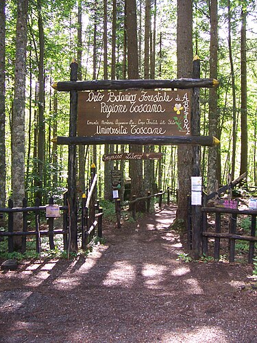 Orto Botanico Forestale dell'Abetone Entrance OBFA - Ingresso.JPG