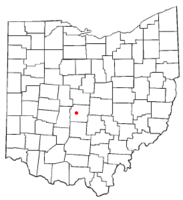 Location of Valleyview, Ohio