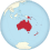 Océanie sur le globe (rouge).svg
