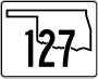 State Highway 127 marker