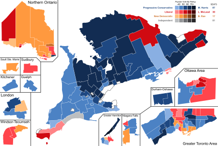 Ontario Provincial Election 1995 - Results Map.svg