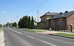 Straße durch Plewniak