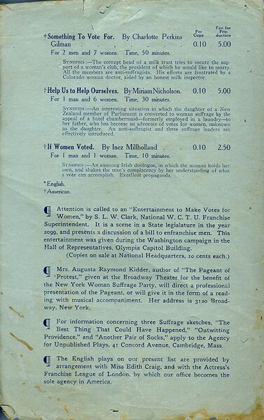 File:Pamphlet from NAWSA for women's suffrage plays, page 4.jpg