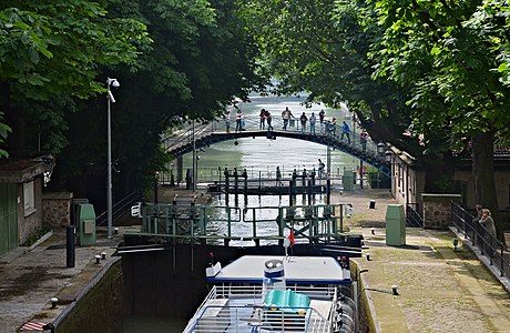 Canal St-Martin, Paris.